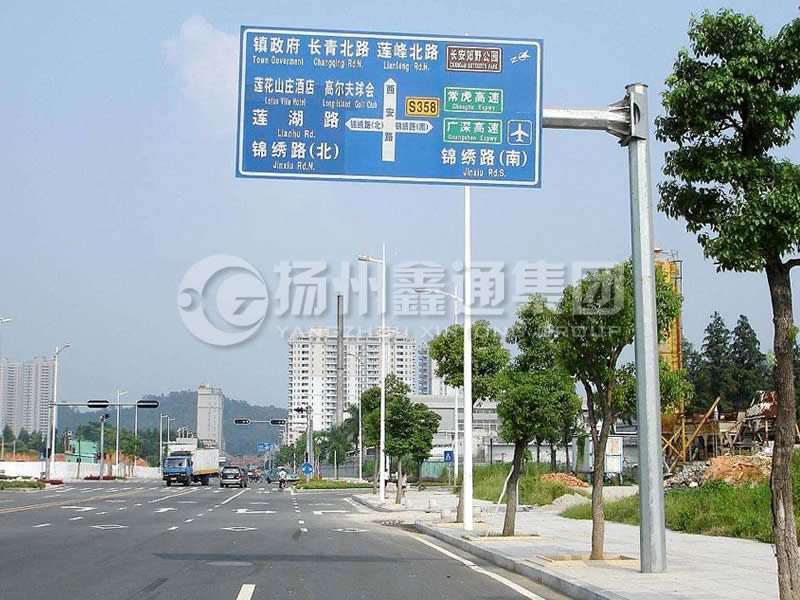 BZG-008，交通標(biāo)志桿，八棱交通標(biāo)志桿
