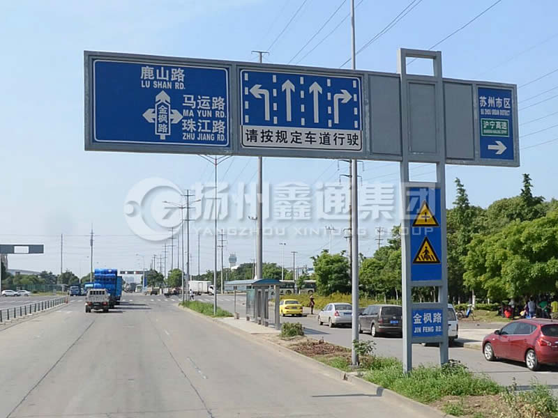 BZG-012，交通標(biāo)志桿，框架交通標(biāo)志桿