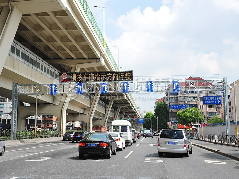 LMJ-034，車(chē)道標(biāo)志牌龍門(mén)架