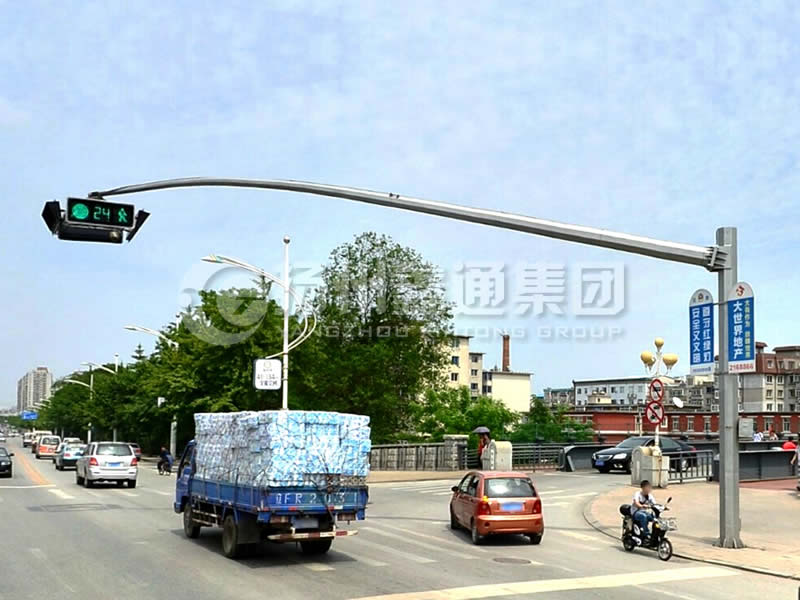 XHDG-048，吊籠式信號燈桿，吉林信號燈桿